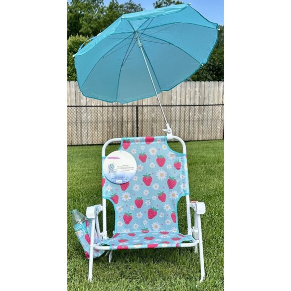 CYNTHIA ROWLEY Beach Chair 3-6 Years Summer Delight Foldable Umbrella Cup Holder